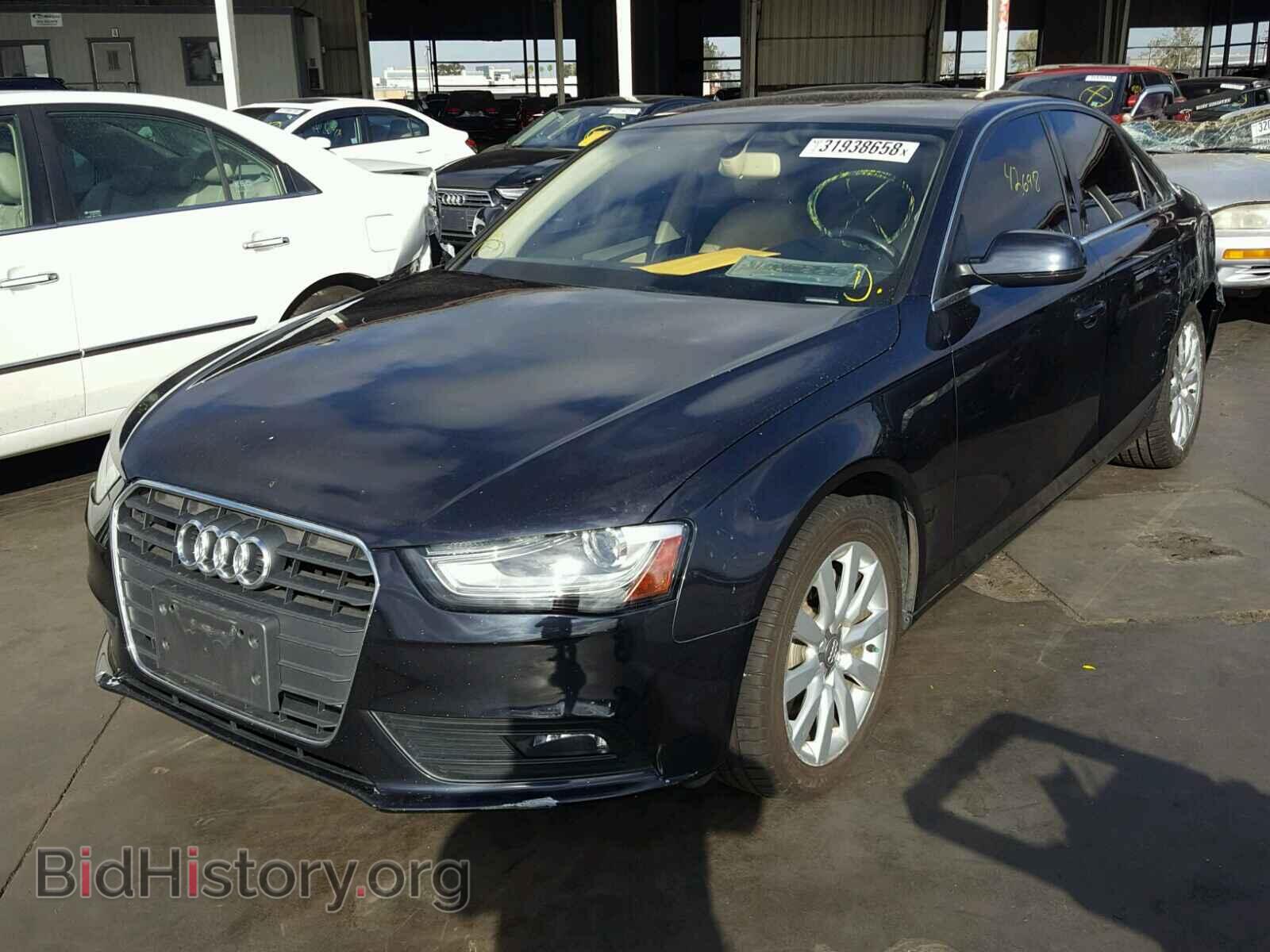 2013 AUDI A4 - VIN: WAUAFAFLXDN028744 - Фото 2