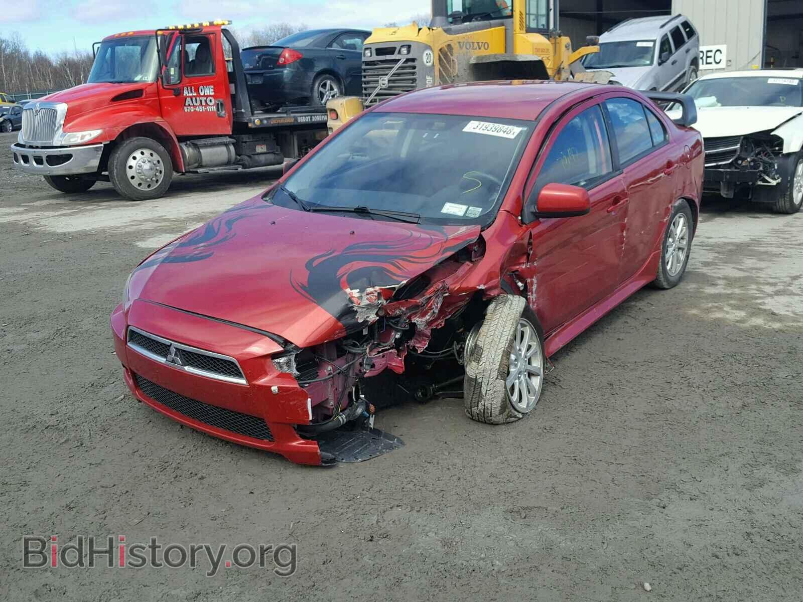 2011 MITSUBISHI LANCER - VIN: JA32U2FU4BU000547 - Фото 2
