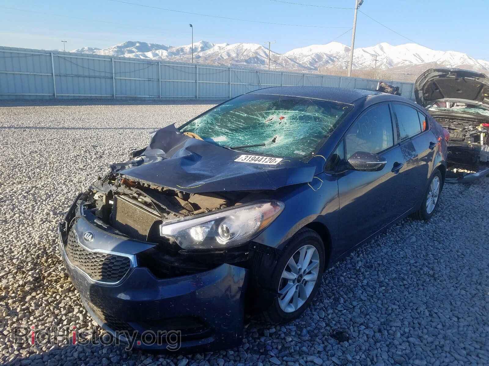 2014 KIA FORTE - VIN: KNAFX4A67E5219657 - Фото 2