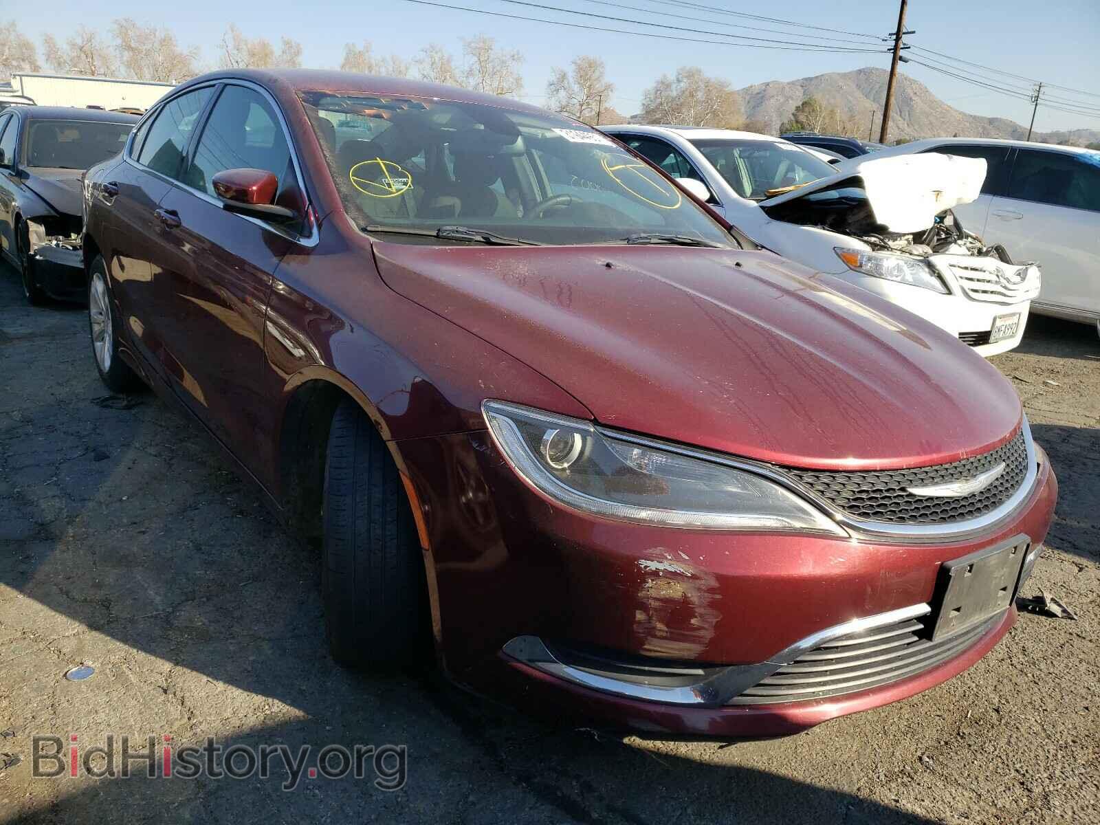Фотография 1C3CCCAB8GN179668 - CHRYSLER 200 2016