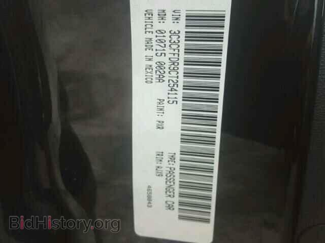 2012 FIAT 500 - VIN: 3C3CFFDR9CT254115 - Фото 10