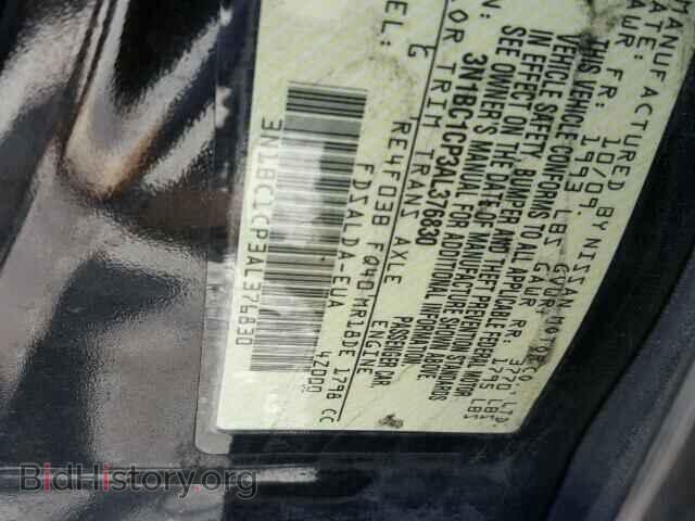 2010 NISSAN VERSA - VIN: 3N1BC1CP3AL376830 - Фото 10