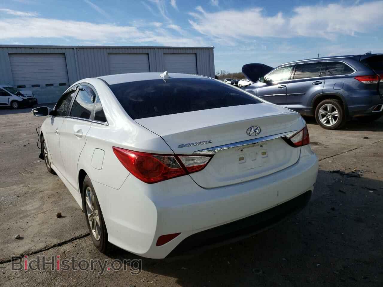 2014 HYUNDAI SONATA - VIN: 5NPEB4AC6EH855781 - Фото 3