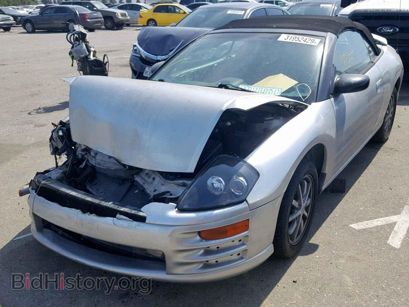 2001 MITSUBISHI ECLIPSE - VIN: 4A3AE45GX1E225255 - Фото 2