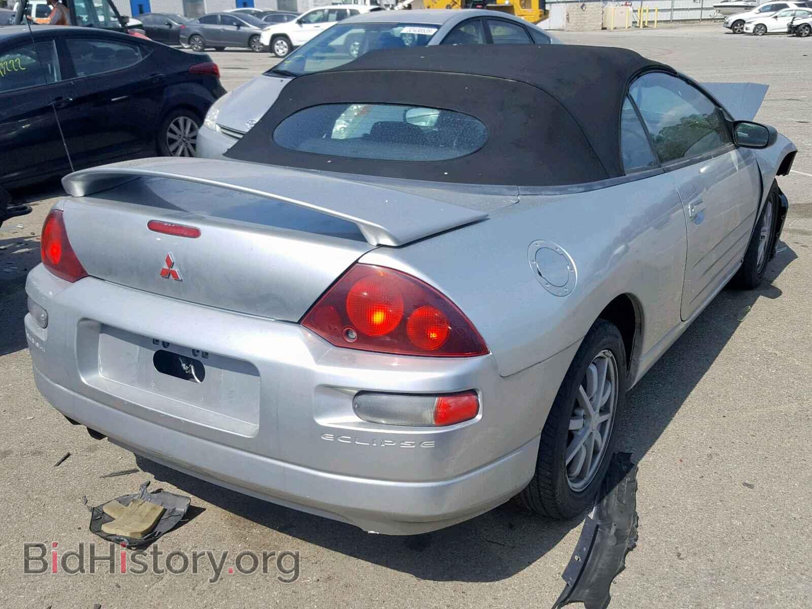 2001 MITSUBISHI ECLIPSE - VIN: 4A3AE45GX1E225255 - Фото 4