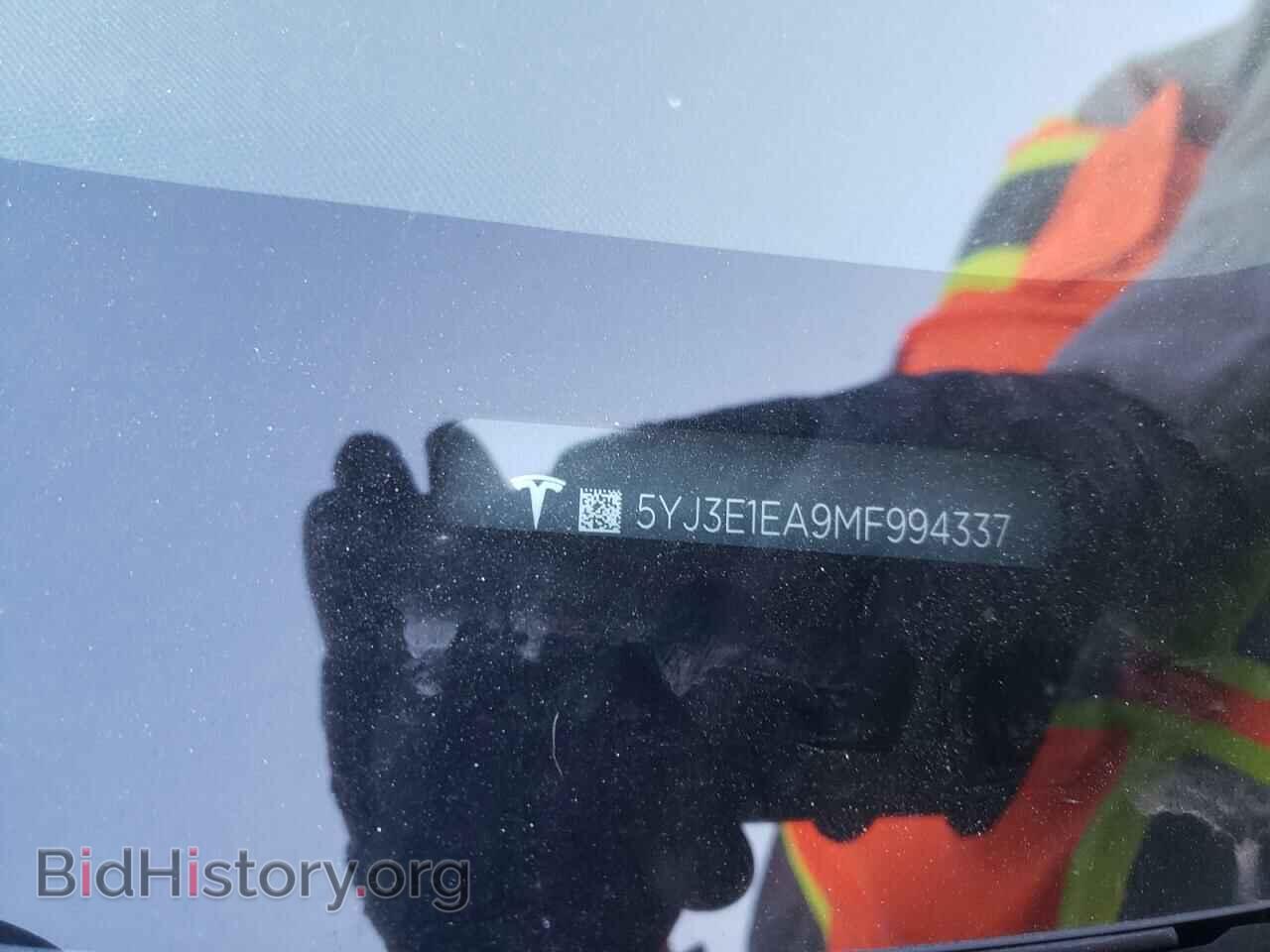 2021 TESLA MODEL 3 - VIN: 5YJ3E1EA9MF994337 - Фото 10
