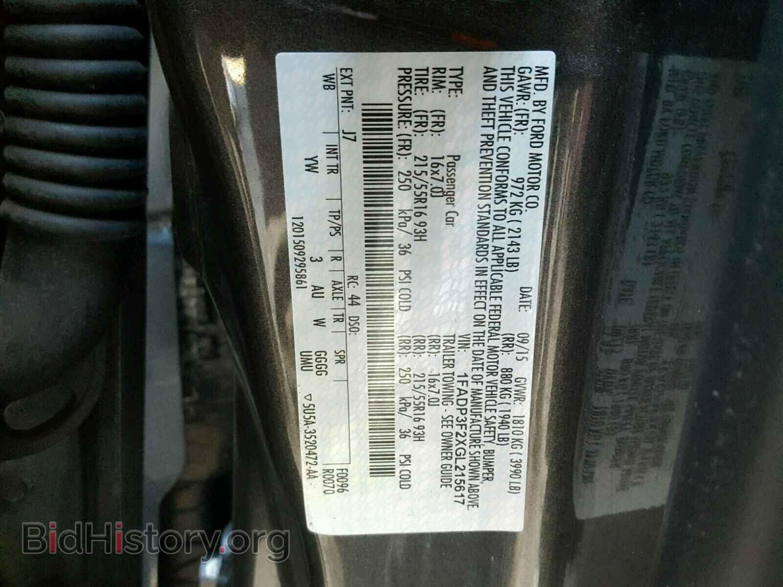 2016 FORD FOCUS - VIN: 1FADP3F2XGL215617 - Photo 10
