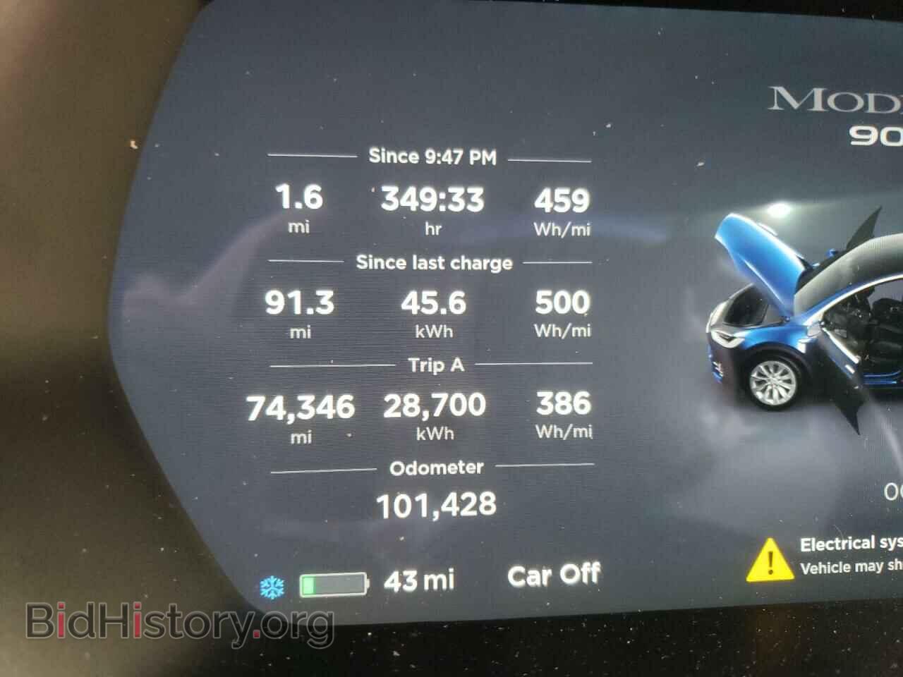 2017 TESLA MODEL X - VIN: 5YJXCAE21HF039926 - Фото 8