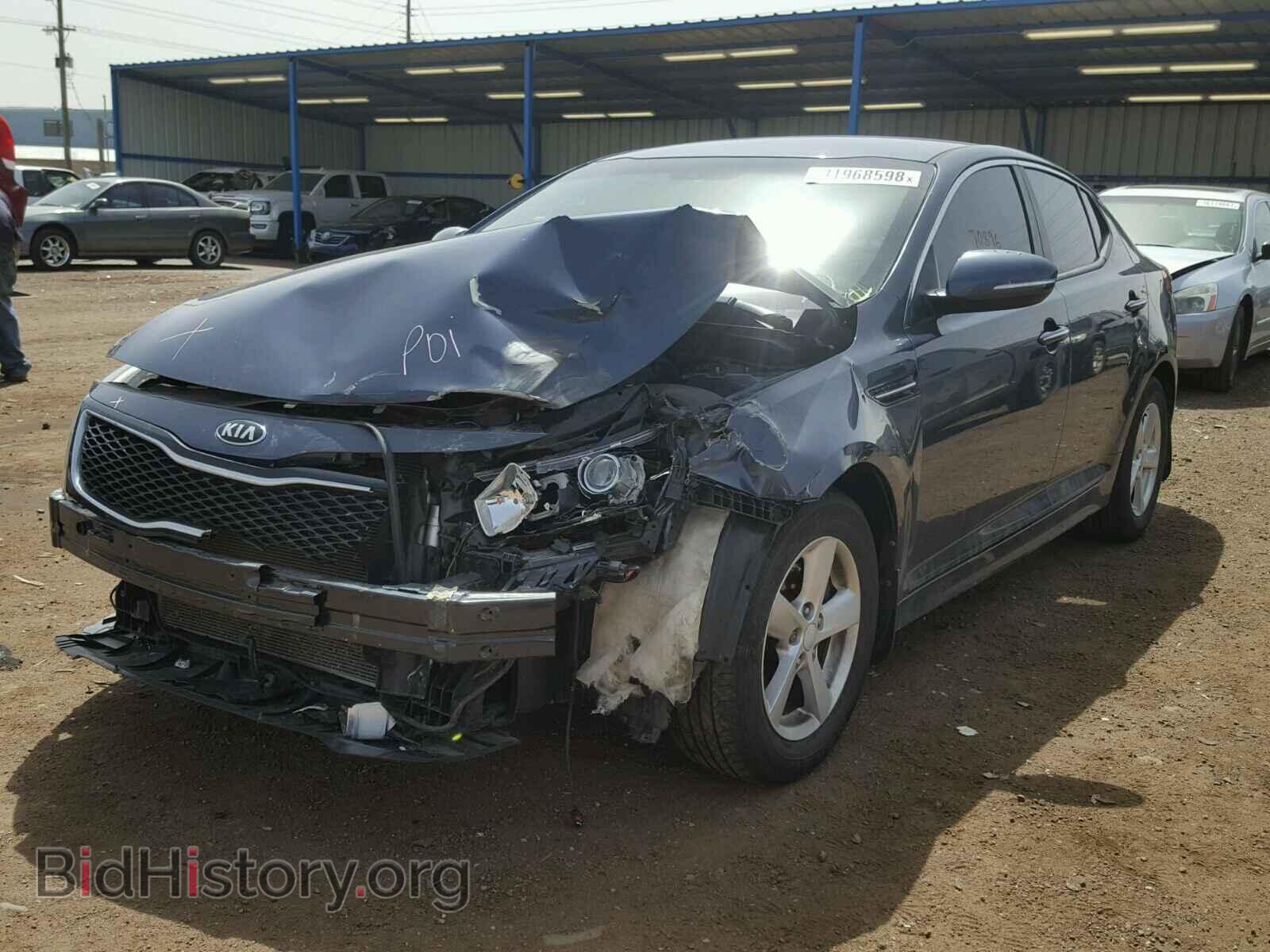 2015 KIA OPTIMA - VIN: KNAGM4A74F5592517 - Фото 2