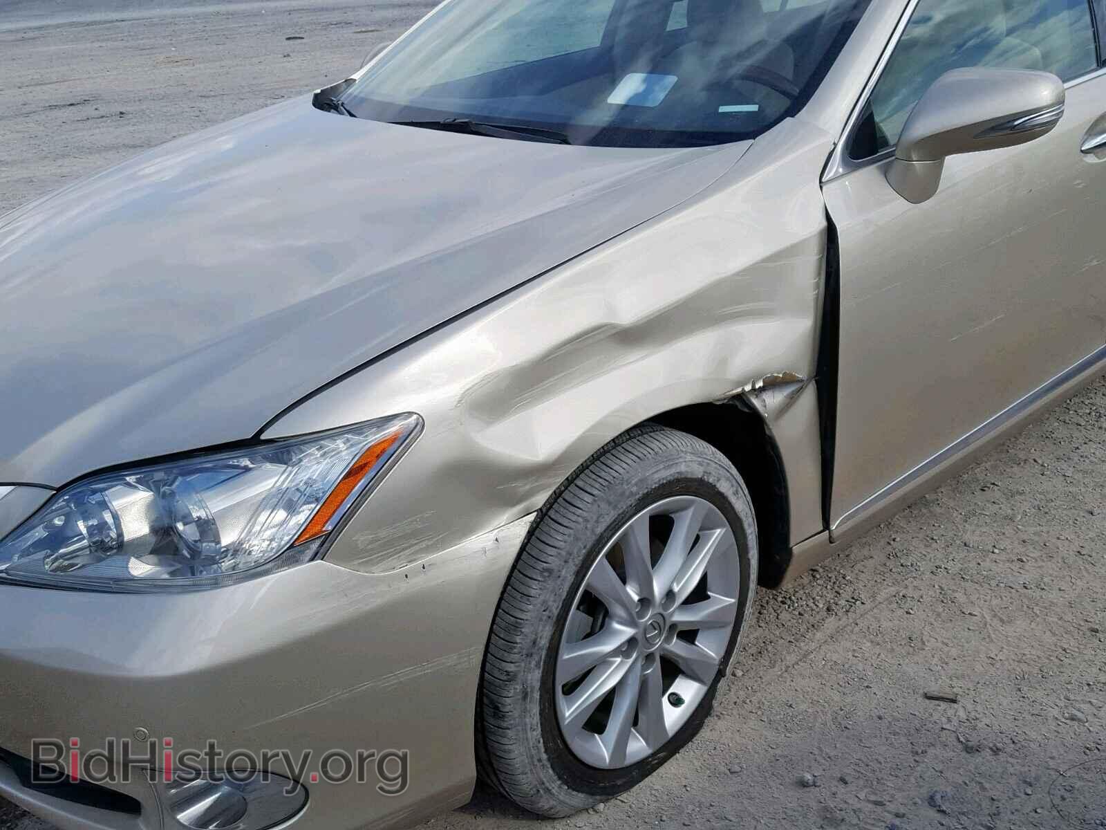 2012 LEXUS ES350 - VIN: JTHBK1EG9C2475121 - Фото 9