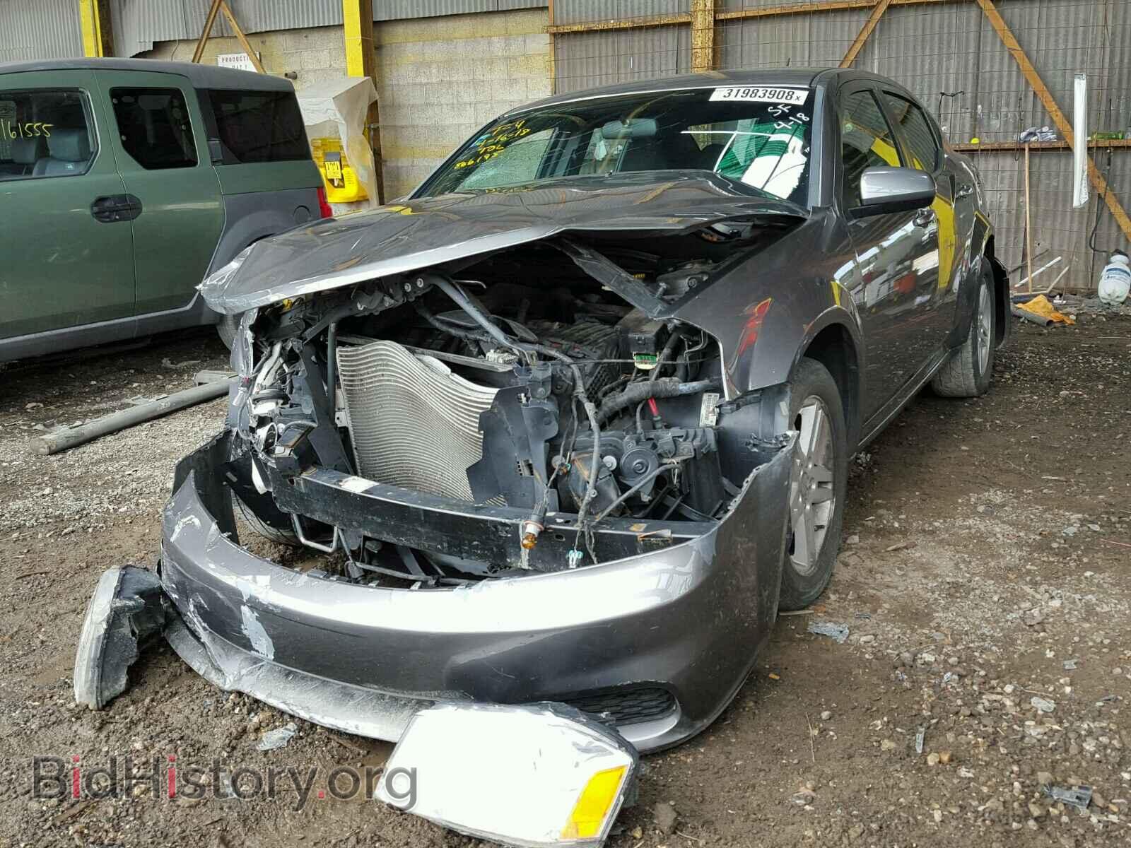 2012 DODGE AVENGER - VIN: 1C3CDZCB1CN280137 - Фото 2