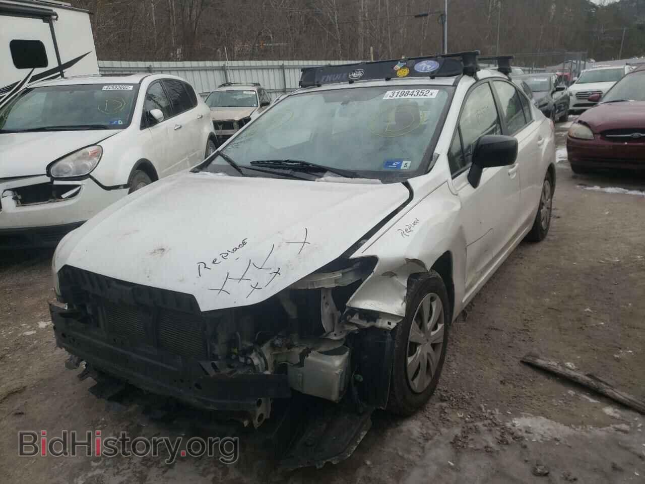 2012 SUBARU IMPREZA - VIN: JF1GJAA62CH004874 - Фото 2