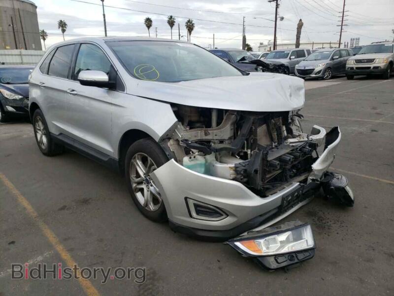 2015 Ford EDGE Edge Titan (VIN 2FMTK4K83FBB13543) — фото 1 из 10, Copart, повреждение: передняя часть
