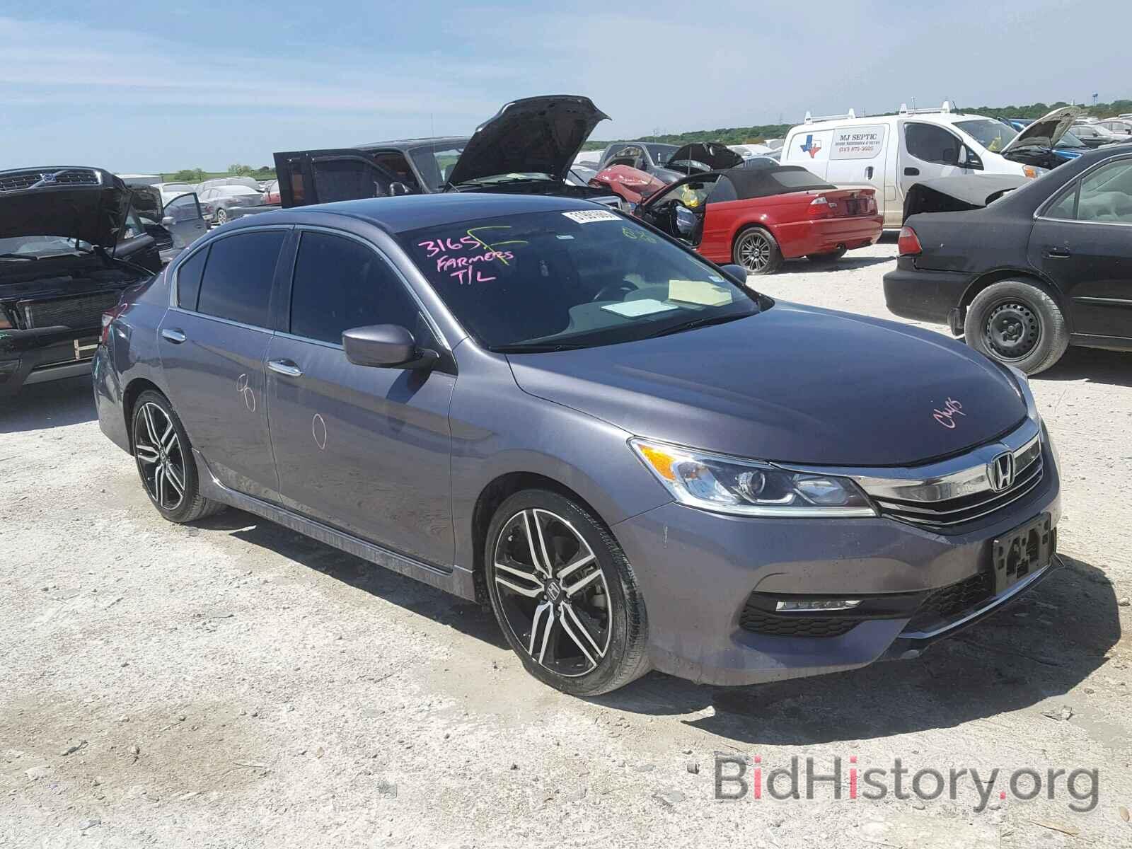 Photo 1HGCR2F17HA007629 - HONDA ACCORD SPO 2017