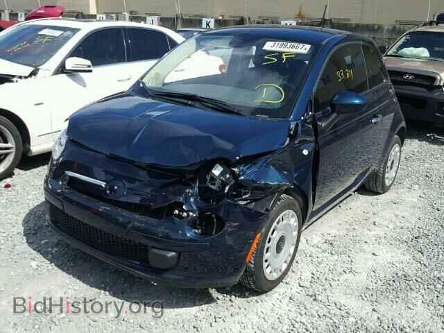 2013 FIAT 500 - VIN: 3C3CFFAR2DT752257 - Фото 2