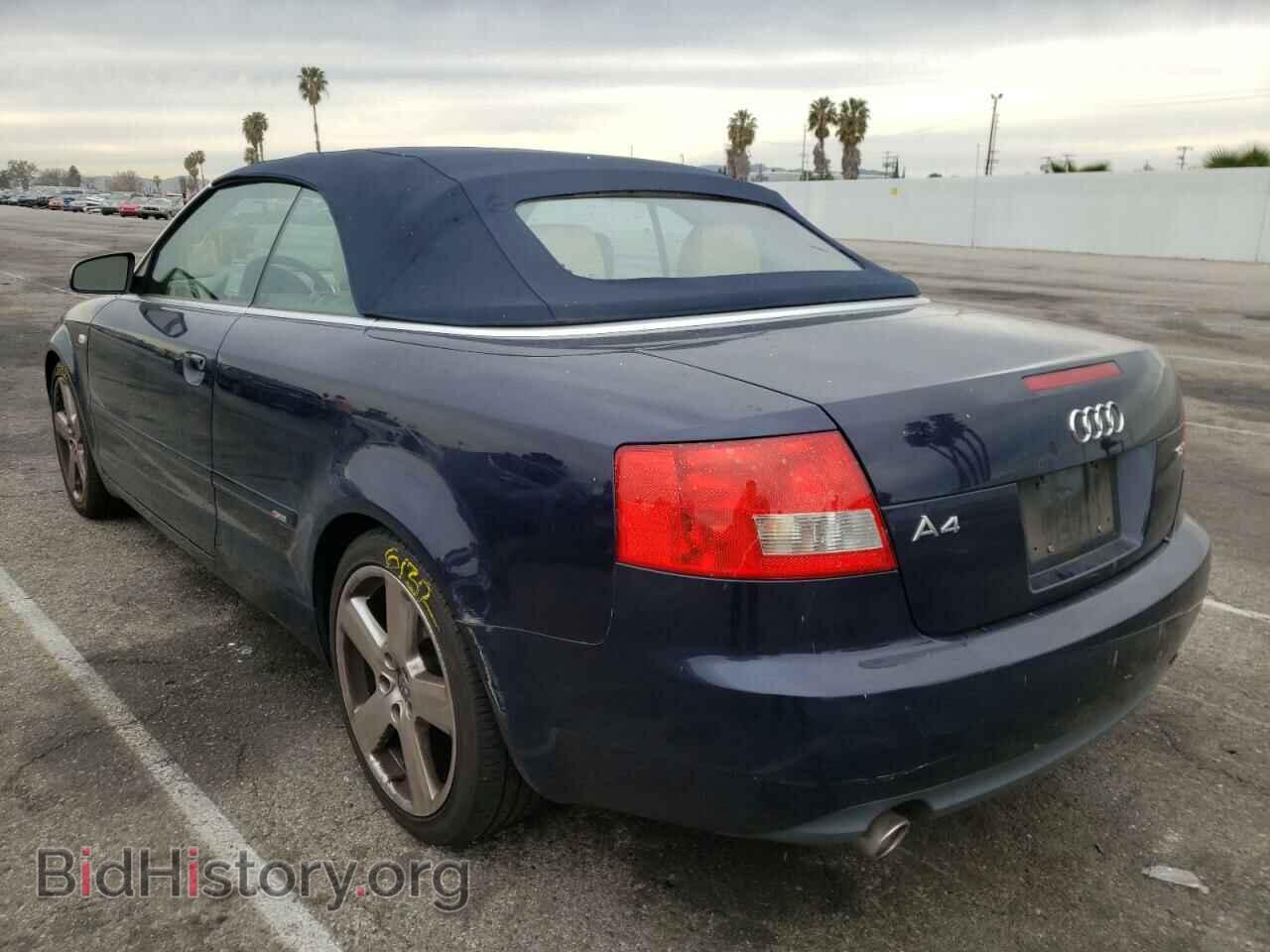 2006 AUDI A4 - VIN: WAUBC48H86K011372 - Фото 3