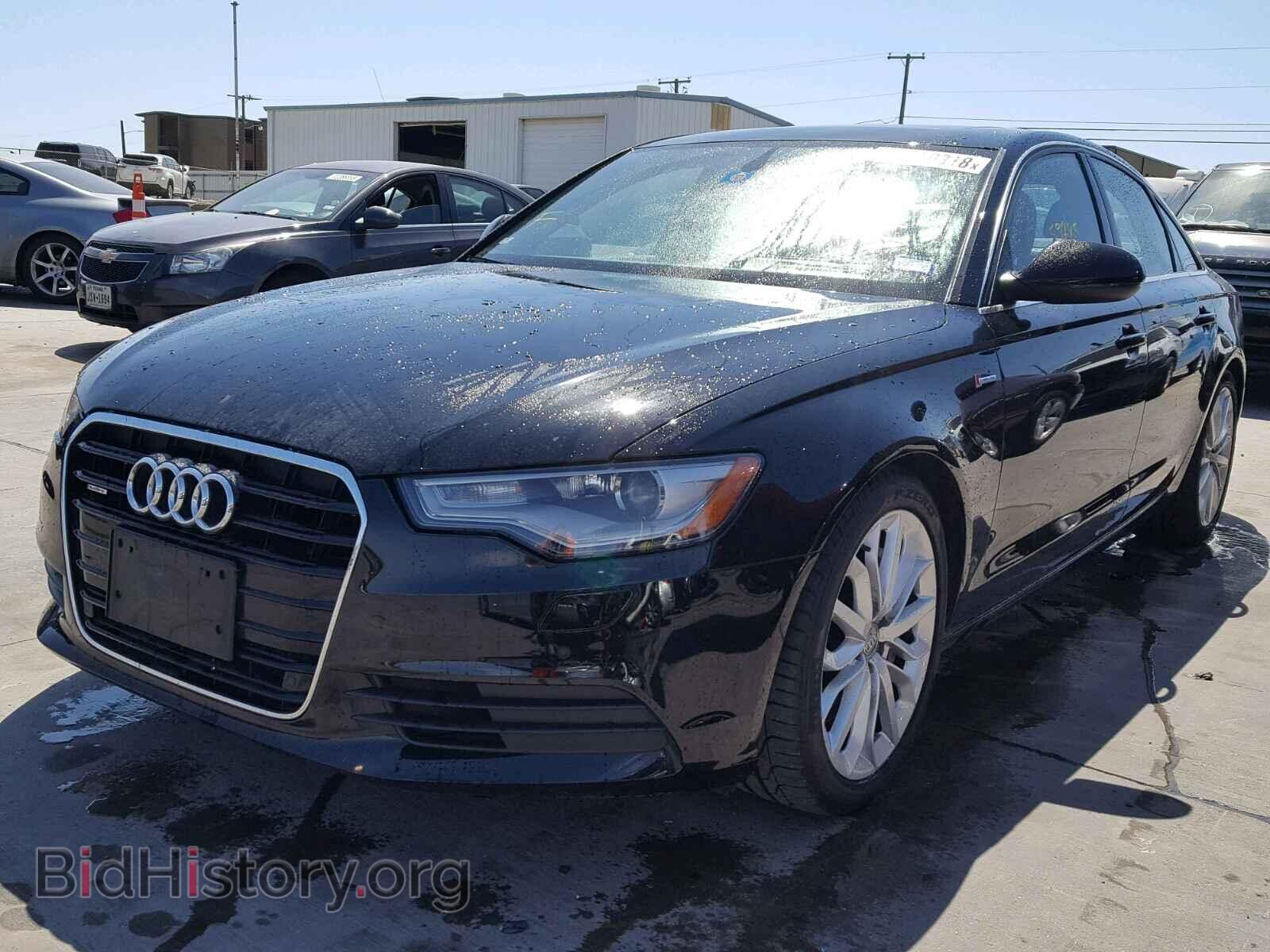 2012 AUDI A6 - VIN: WAUGGAFC2CN074946 - Фото 2