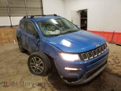 2017 Jeep COMPASS Compass LA, синий — VIN 3C4NJDBB0HT640863, Copart