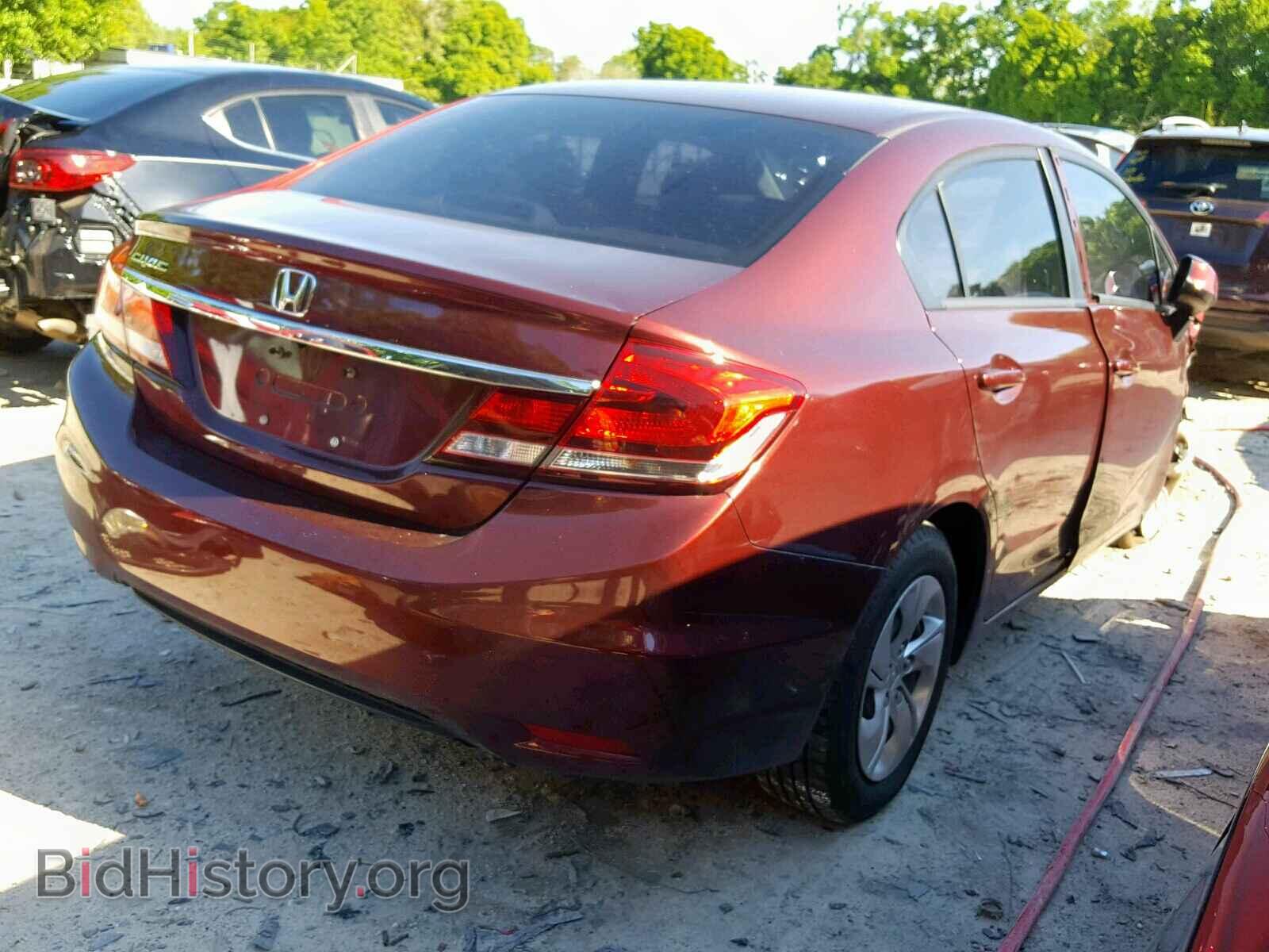 2013 HONDA CIVIC LX - VIN: 19XFB2F53DE091877 - Фото 4