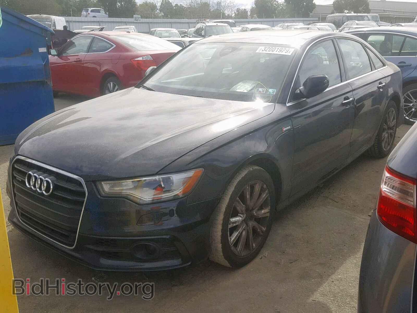 2013 AUDI A6 - VIN: WAUJGAFC0DN009407 - Фото 2