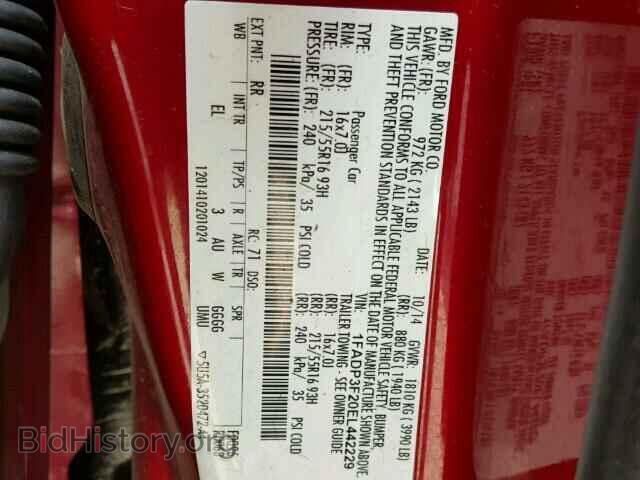 2014 FORD FOCUS - VIN: 1FADP3F20EL442229 - Photo 10