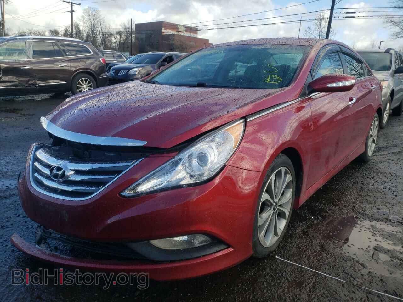 2014 HYUNDAI SONATA - VIN: 5NPEC4AC4EH822579 - Фото 2
