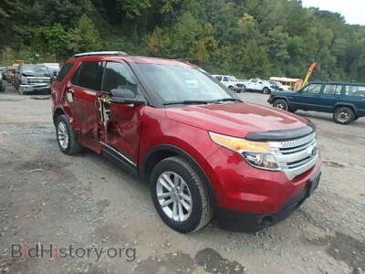 2013 Ford EXPLORER Explorer X, красный — VIN 1FM5K8D85DGA13978, Copart