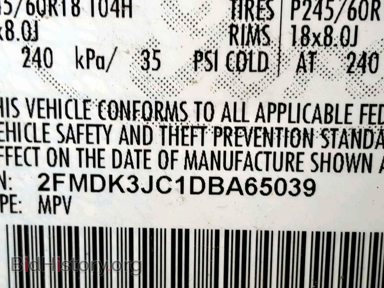 2013 FORD EDGE SEL - VIN: 2FMDK3JC1DBA65039 - Photo 10