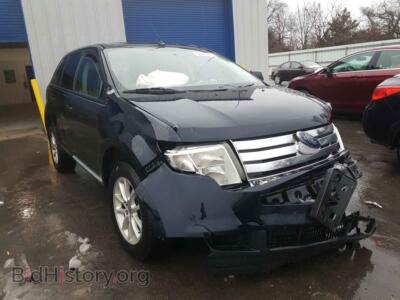 2008 Ford EDGE Edge SE, blue — VIN 2FMDK36C28BA63752, Copart