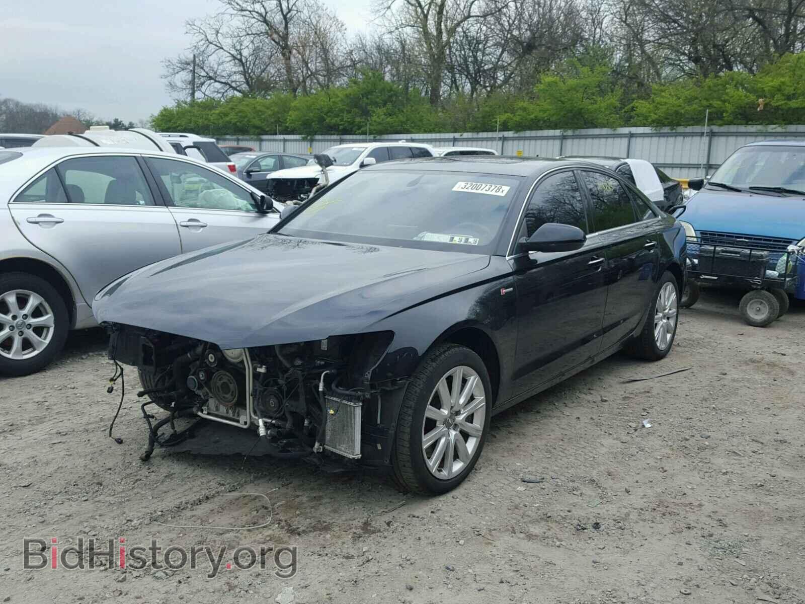 2013 AUDI A6 - VIN: WAUGGAFC9DN123478 - Фото 2