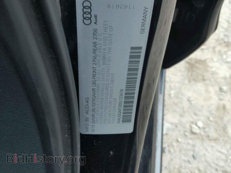 2013 Audi A6 (VIN WAUGGAFC9DN123478) — фото 10 из 10