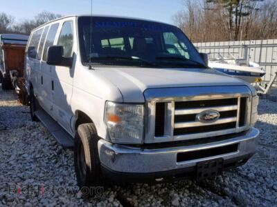 2014 Ford ECONOLINE, white — VIN 1FBSS3BL4EDA77356, Copart