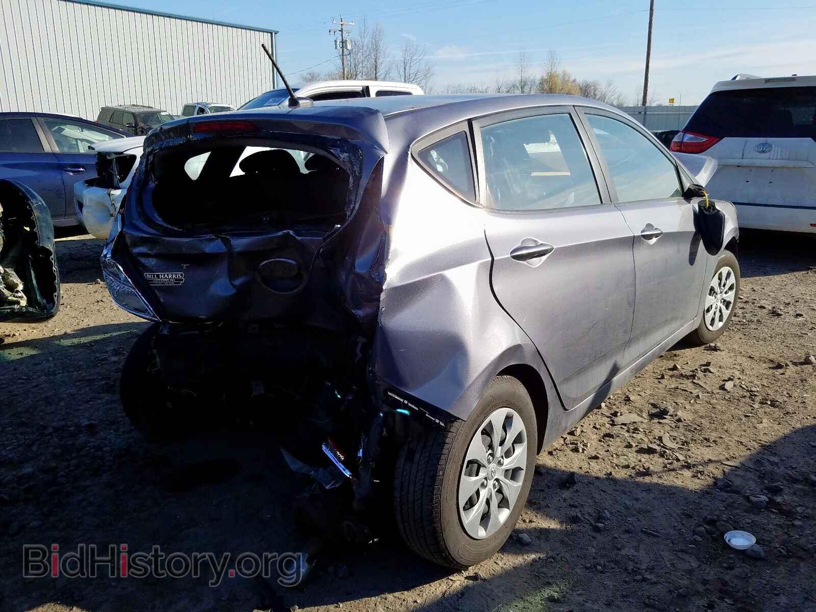 2017 HYUNDAI ACCENT - VIN: KMHCT5AE6HU310469 - Фото 4