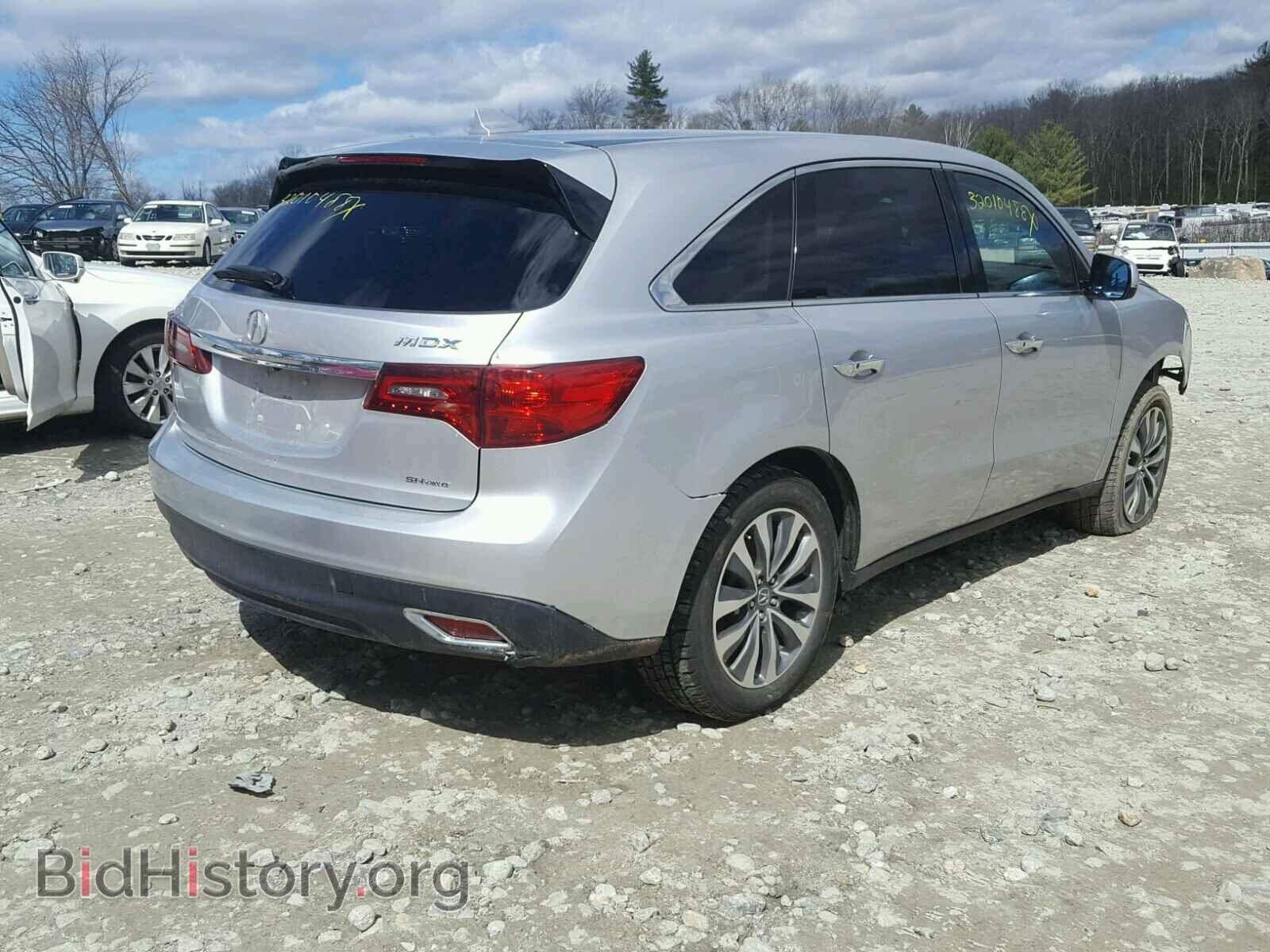 2014 ACURA MDX - VIN: 5FRYD4H49EB002181 - Фото 4