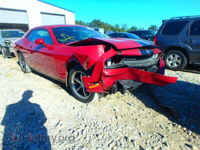 2010 Dodge CHALLENGER, red — VIN 2B3CJ4DV4AH314174, Copart