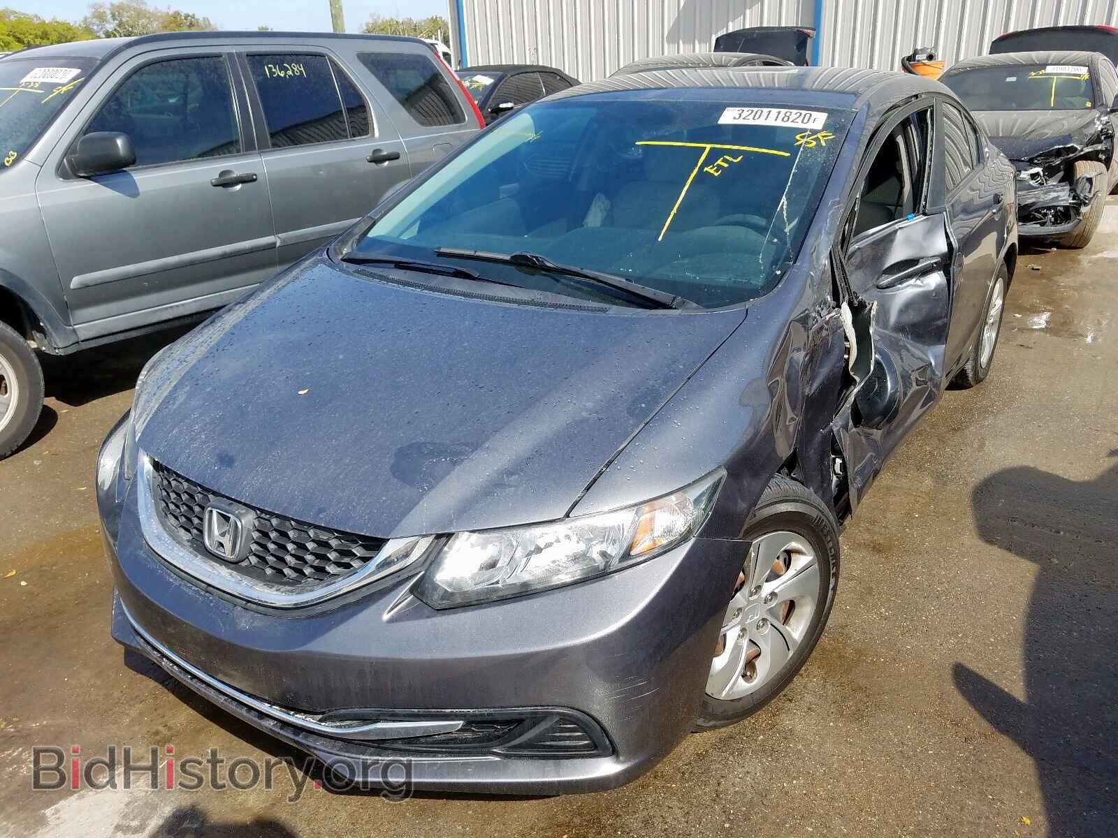 2013 HONDA CIVIC - VIN: 19XFB2F55DE001337 - Фото 2