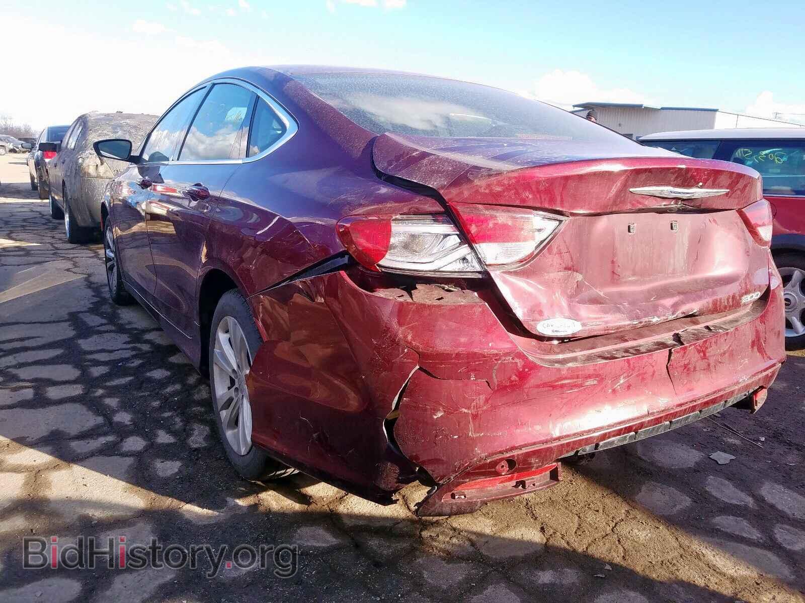 2015 CHRYSLER 200 - VIN: 1C3CCCABXFN741391 - Фото 3