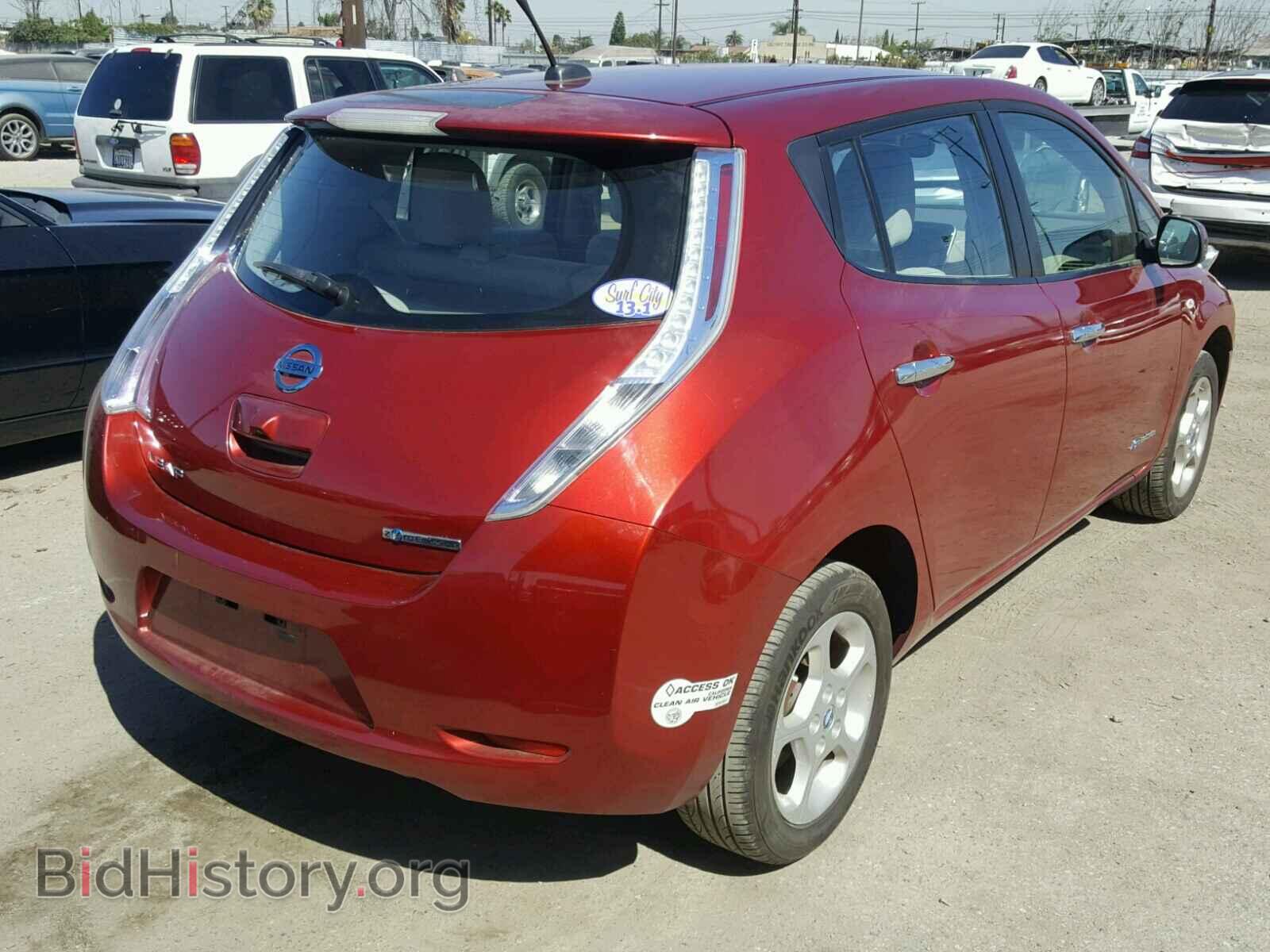 2011 NISSAN LEAF - VIN: JN1AZ0CP7BT004151 - Фото 4