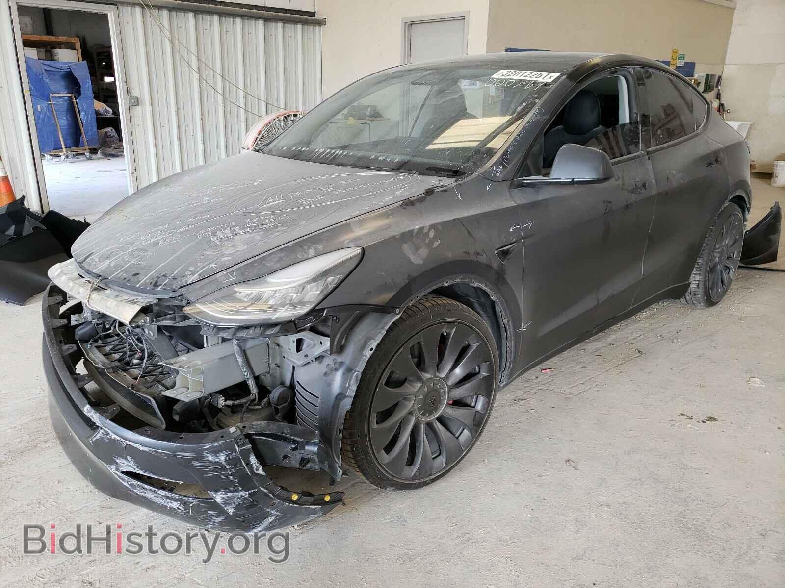 2020 TESLA MODEL Y - VIN: 5YJYGDEFXLF000287 - Фото 2