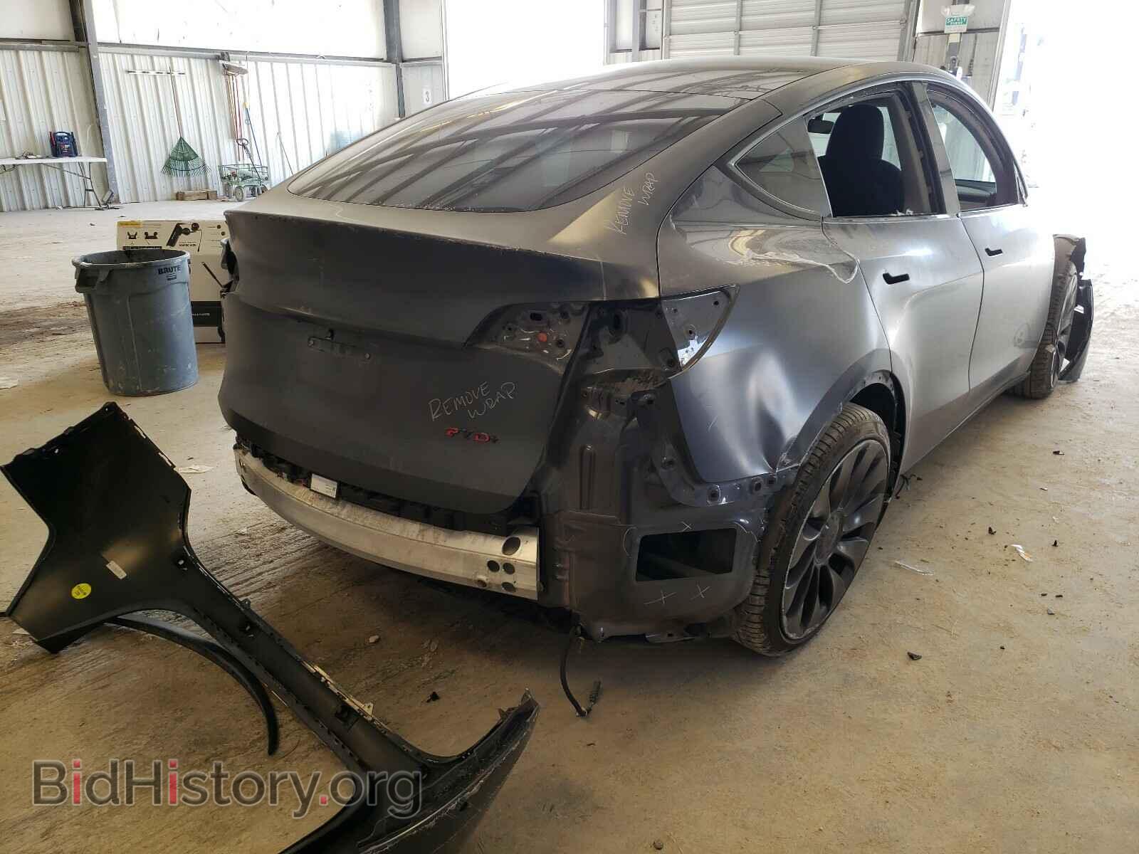 2020 TESLA MODEL Y - VIN: 5YJYGDEFXLF000287 - Фото 4