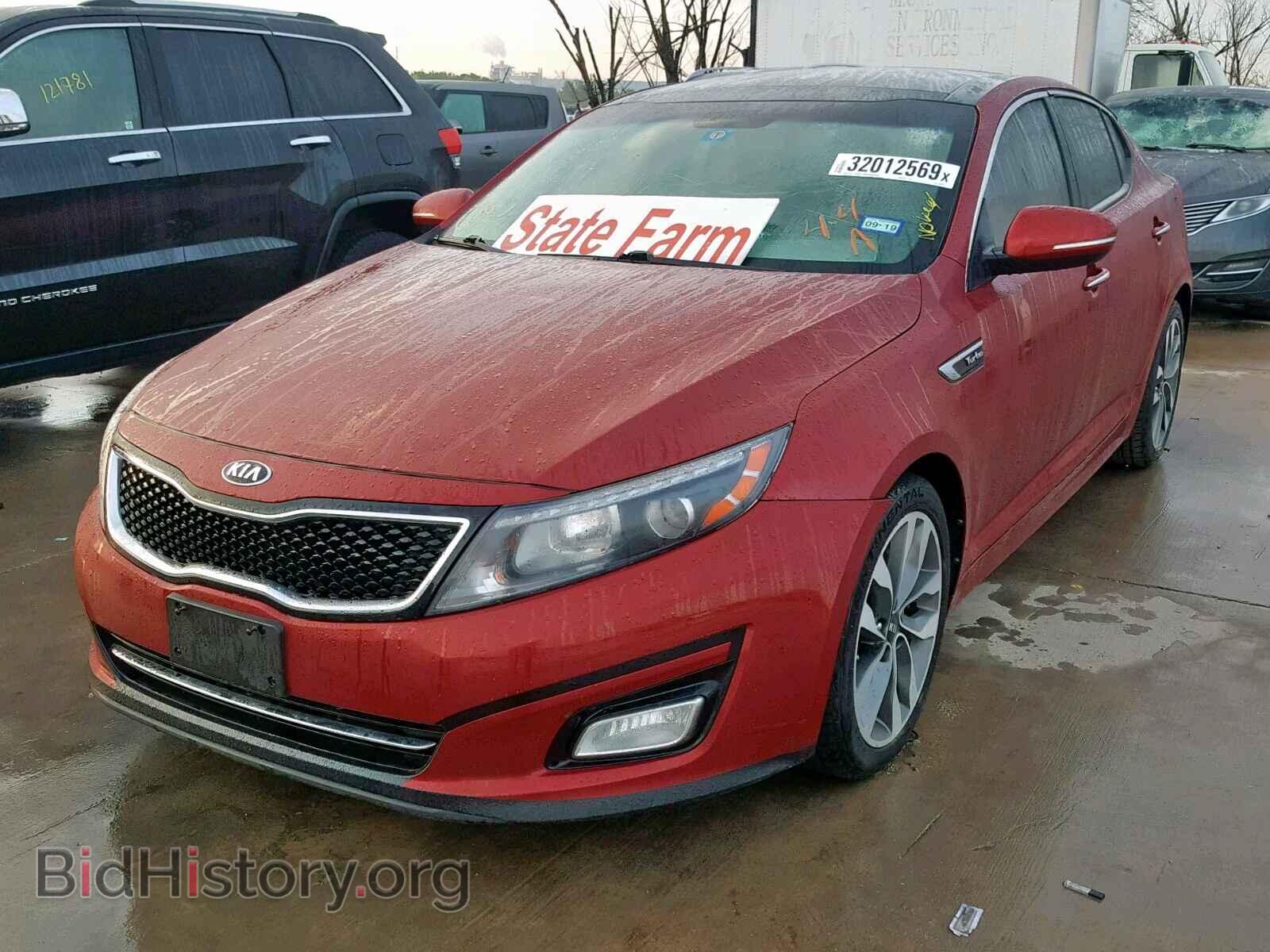 2015 KIA OPTIMA - VIN: 5XXGR4A61FG409033 - Фото 2