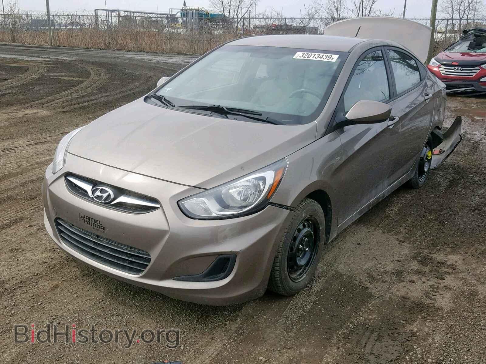 2013 HYUNDAI ACCENT - VIN: KMHCT4AE1DU441328 - Фото 2