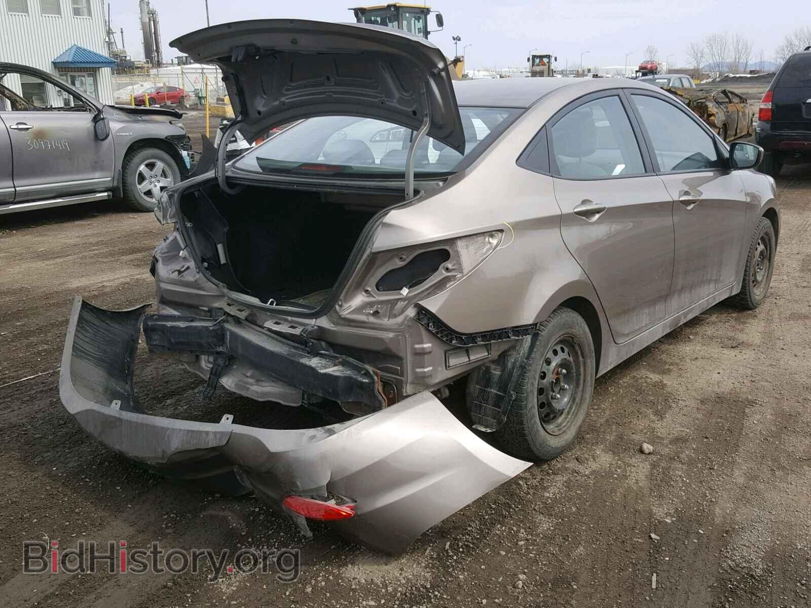 2013 HYUNDAI ACCENT - VIN: KMHCT4AE1DU441328 - Фото 4