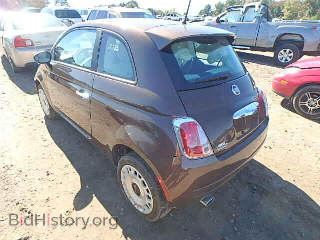 2013 FIAT 500 - VIN: 3C3CFFAR3DT563262 - Фото 3