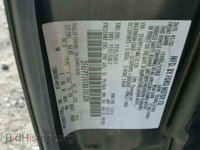 2008 FORD CROWN VIC - VIN: 2FAFP71V18X101320 - Фото 10