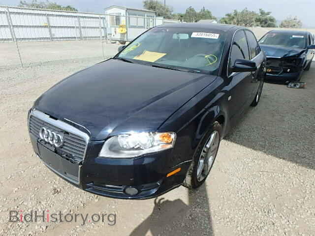 2007 AUDI A4 - VIN: WAUAF78E37A256534 - Фото 2