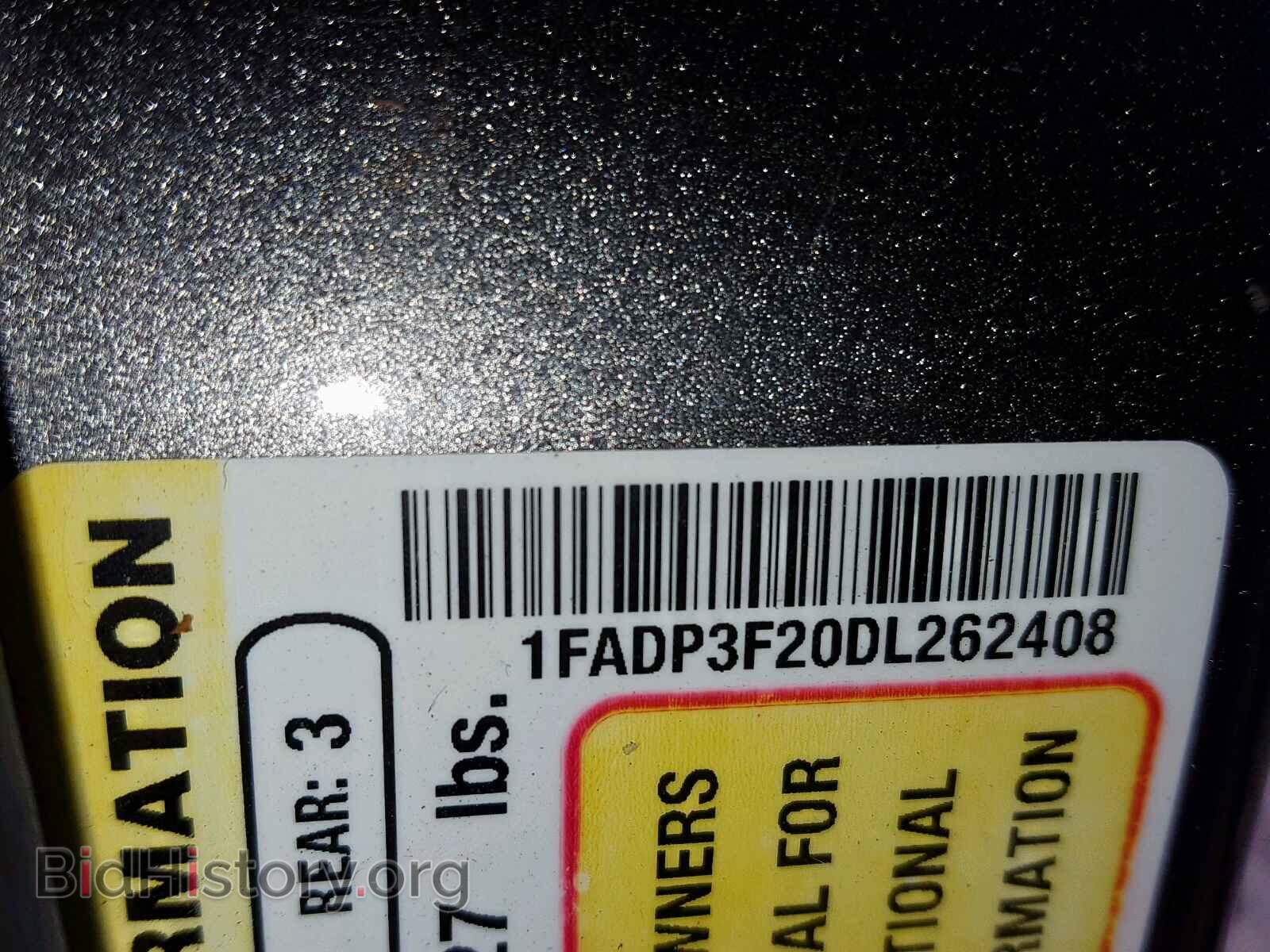 2013 FORD FOCUS SE - VIN: 1FADP3F20DL262408 - Фото 10