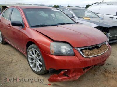 2011 Mitsubishi GALANT Galant ES, красный — VIN 4A32B3FF1BE016016, Copart