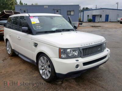 2008 Land Rover RANGE ROVE, белый — VIN SALSH23408A150507, Copart