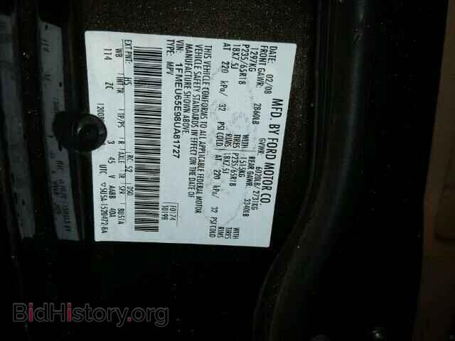 2008 FORD EXPLORER - VIN: 1FMEU65E98UA81727 - Фото 10